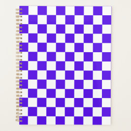 Classic visual violet checkerboard  planer