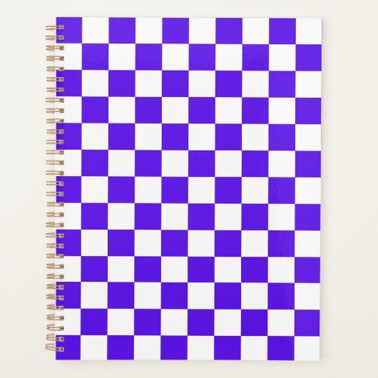 Classic visual violet checkerboard  planer (Vorderseite)