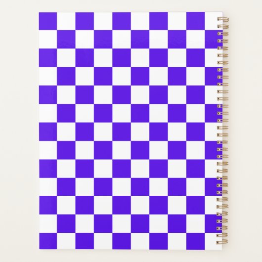 Classic visual violet checkerboard  planer (Rückseite)