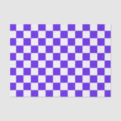 Classic visual violet checkerboard  seidenpapier (Vorderseite)