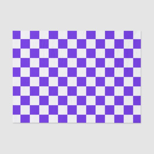 Classic visual violet checkerboard seidenpapier (Vorderseite)
