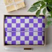 Classic visual violet checkerboard  seidenpapier (Geschenk)