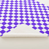 Classic visual violet checkerboard  sherpadecke (3/4)
