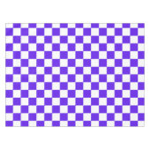 Classic visual violet checkerboard  tischdecke (Vorderseite (Horizontal))