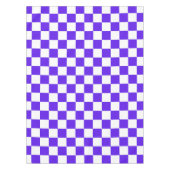 Classic visual violet checkerboard  tischdecke (Vorderseite)