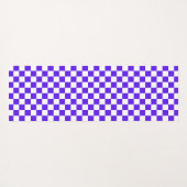 Classic visual violet checkerboard  yogamatte (Rückseite (Horizontal))