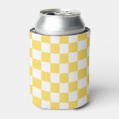 Classic visual yellow checkerboard  dosenkühler (Kanne Vorderseite)