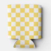 Classic visual yellow checkerboard  dosenkühler (Rückseite)