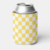 Classic visual yellow checkerboard  dosenkühler (Kanne Rückseite)