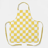 Classic visual yellow checkerboard  schürze (Vorderseite)