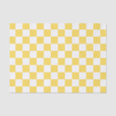 Classic visual yellow checkerboard  seidenpapier (Vorderseite)