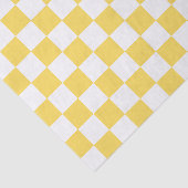 Classic visual yellow checkerboard  seidenpapier (Ausschnitt)