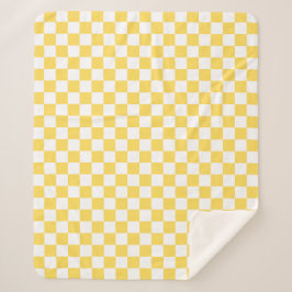 Classic visual yellow checkerboard  sherpadecke