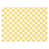 Classic visual yellow checkerboard  tischdecke (Vorderseite (Horizontal))