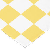 Classic visual yellow checkerboard  tischdecke (Schrägansicht)