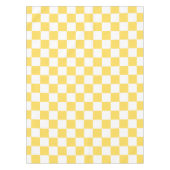 Classic visual yellow checkerboard  tischdecke (Vorderseite)