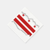 Classic Washington D.C. Flag Serviette (Ecke)