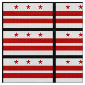 Classic Washington D.C. Flag Stoff (Nahaufnahme)