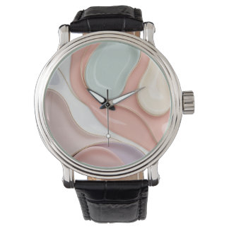 Classic watch in stylish abstract graphic armbanduhr