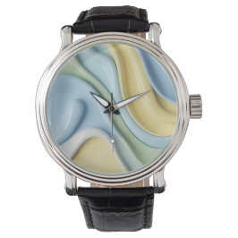 Classic watch in stylish abstract graphic armbanduhr