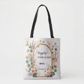 Classic Watercolor Blume Elegante Hochzeit Tasche (Vorderseite)