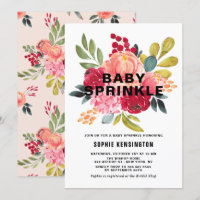 Classic Watercolor Blume Twins Baby Sprinkle