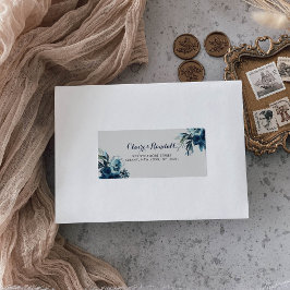 Classic Watercolor Floral UAWG Address Adressaufkleber