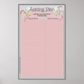 Classic Wedding Erinnerungen Plakat (Vorne)