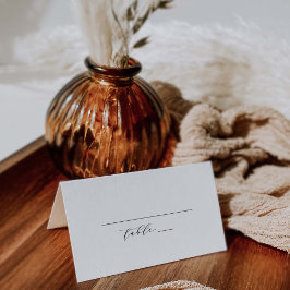 Classic Wedding Folded Platzkarte Escort J102