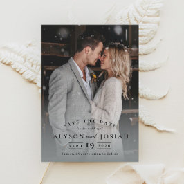 Classic Wedding Foto Save The Date