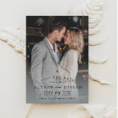 Classic Wedding Foto Save The Date