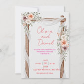 Classic Wedding Invitation – Elegant and Timeless  Einladung (Vorderseite)