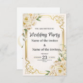 "Classic Wedding Invitations" Dankeskarte (Vorne/Hinten)