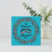 Classic Wedding Rings Wreath | 1. Weihnachten (Stehend Vorderseite)
