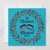 Classic Wedding Rings Wreath | 1. Weihnachten (Rückseite)