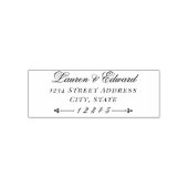 Classic Wedding Rücksendeadresse Permastempel (Design)