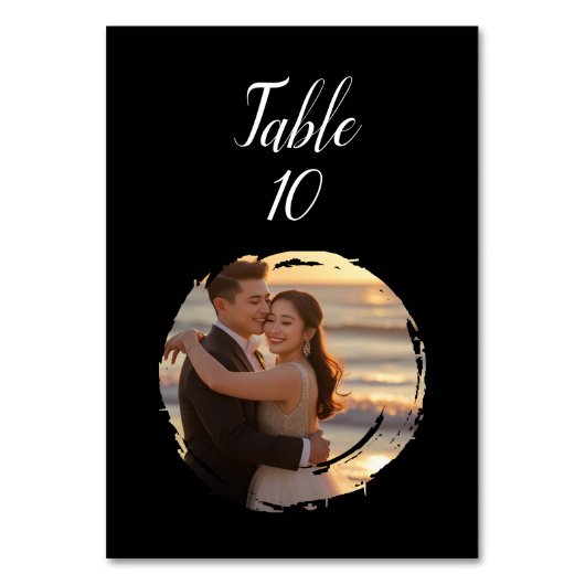 Classic Wedding Tischnummer (Vorderseite)