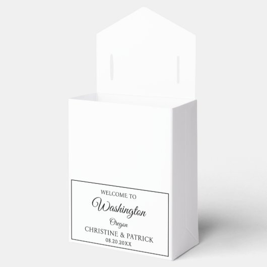 Classic Wedding Willkommensgeschenke für Personali Geschenkschachtel (Geöffnet)