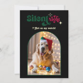 Classic Weihnachten Funny Retro Pet Hund Weihnacht (Vorderseite)