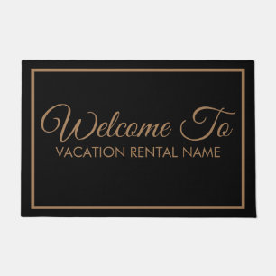 Classic Welcome Vacation Rental Door Mat Fußmatte