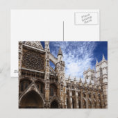 Classic Westminster Abbey Foto London UK Postkarte (Vorne/Hinten)