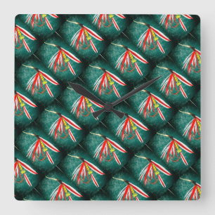 Classic wet fly pattern for trout and bass fishing quadratische wanduhr