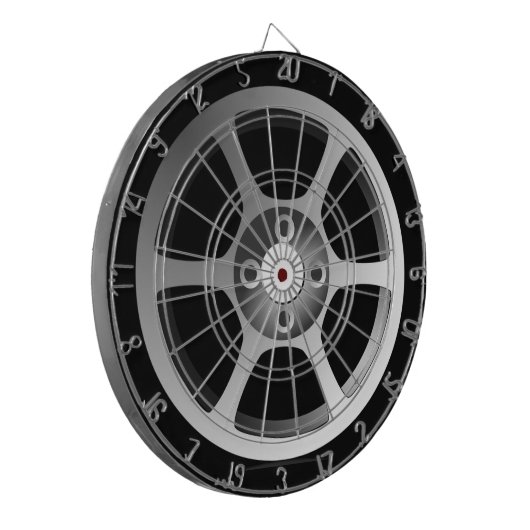 Classic Wheels Dartscheibe (Vorderseite Links)