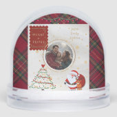 Classic Whimsical Photo Schneekugeln (Vorderseite)