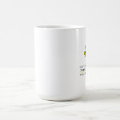 Classic White 15oz Tasse - farbiges Logo (Mittel)