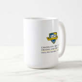 Classic White 15oz Tasse - farbiges Logo (VorderseiteRechts)