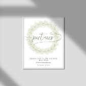 Classic White Blume Brautparty Pictures Poster