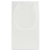 Classic White CUSTOM Geschenktaschen Kleine Geschenktüte (Rückseite)