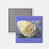 Classic White Magnet (Vorderseite/Rückseite)