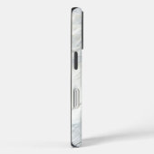 Classic White Marble & Gold Veins Case | iPhone 16 (Rückseite / Rechts)